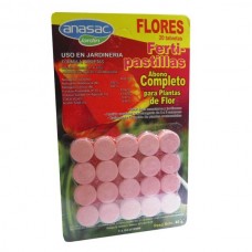 Abono Completo Fertipastillas Flores 20 Pastillas x40g