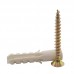 Chazo 3/8" + Tornillo 12" x 2" x6und