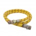 Conector Flexible 1/2" x 3/8" Gas Pvc Acero x1.20m