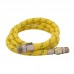 Conector Flexible 1/2" x 3/8" Gas Pvc Amarillo x1.50m