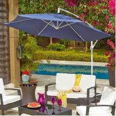 Parasol de Brazo Plegable De 3m Color Azul