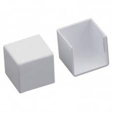 Tapa Final 20 x 20 mm Pvc Blanco