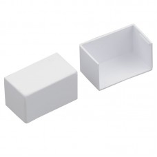 Tapa Final 40 x 25 mm Pvc Blanco